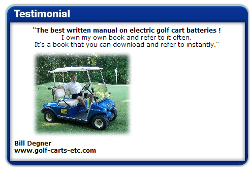 Golf Cart Battery Guide Testimonial